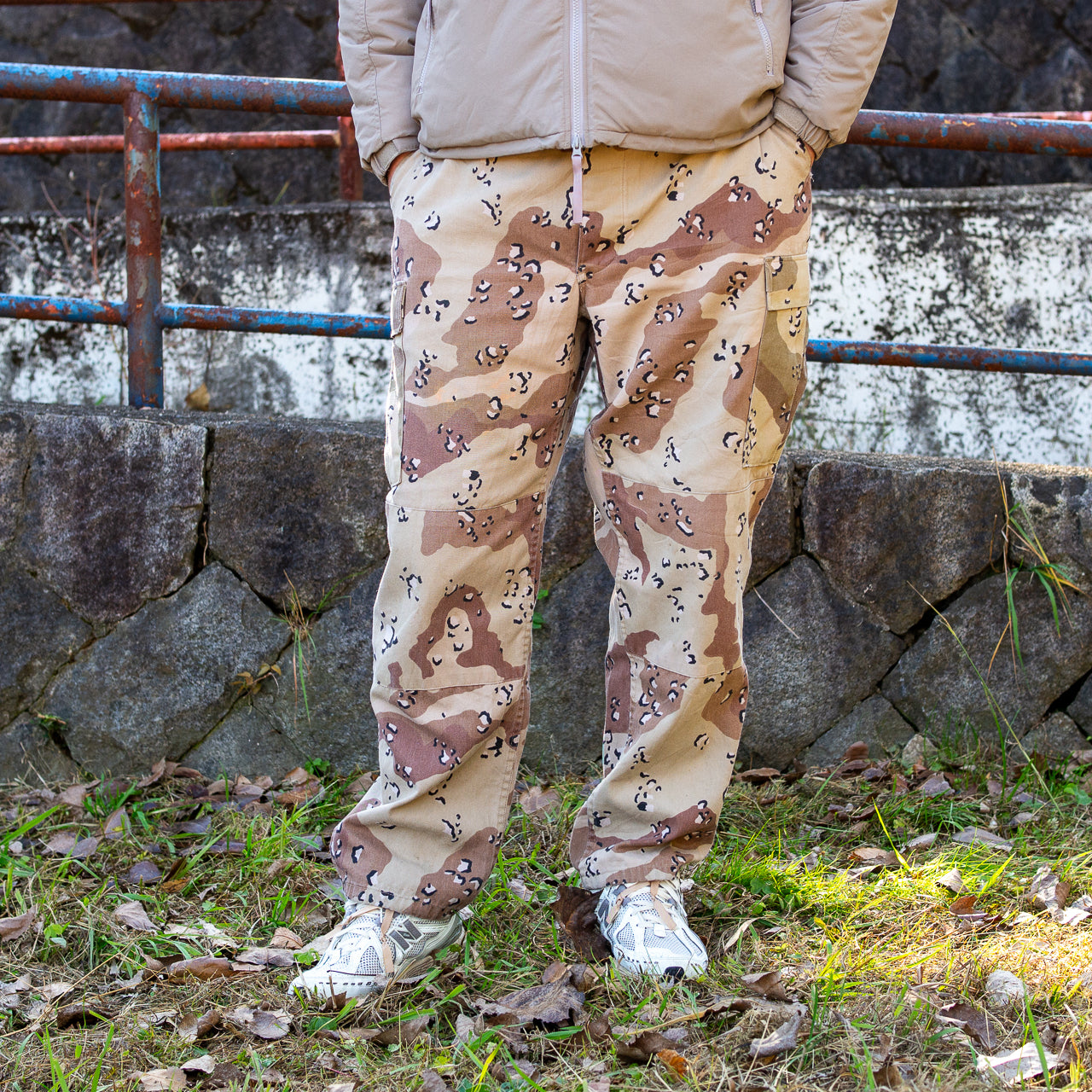 US BDU PANTS 6C Chocolate Chip CAMO USED Msize チョコチップ実物放出