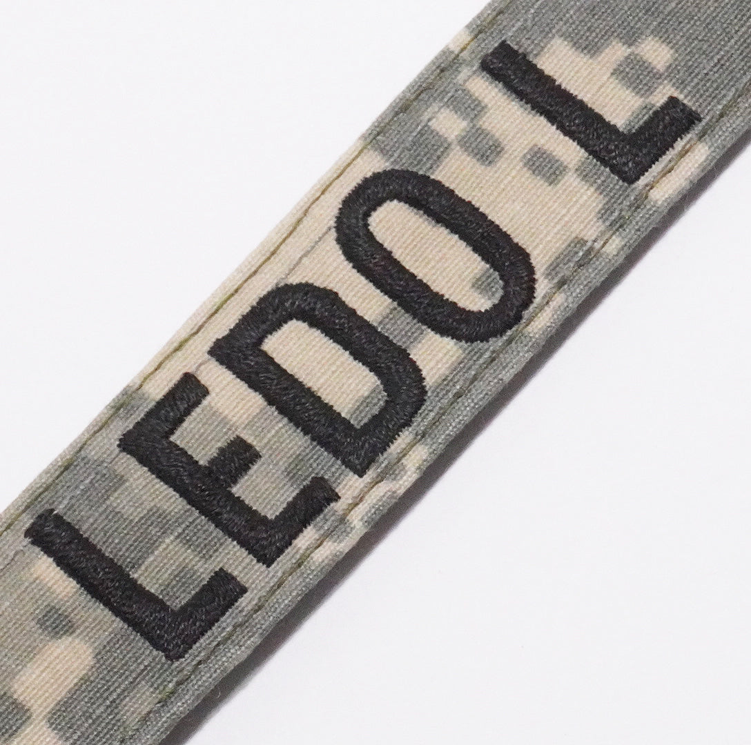U.S. ARMY NAME TAPE ACU 実物生地 オーダーネーム