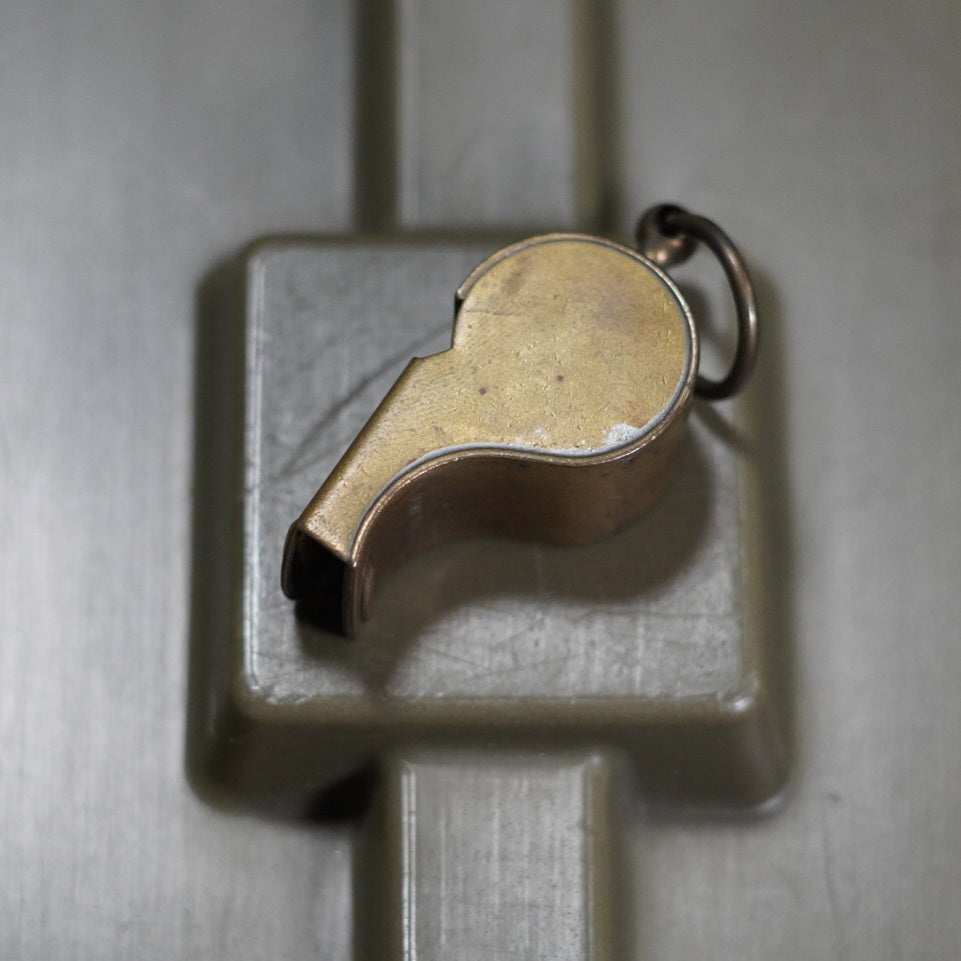 US Military Brass Whistle