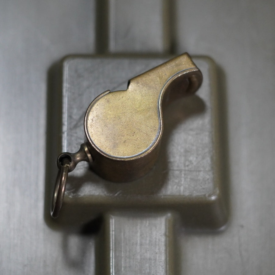 US Military Brass Whistle