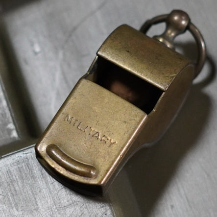 US Military Brass Whistle