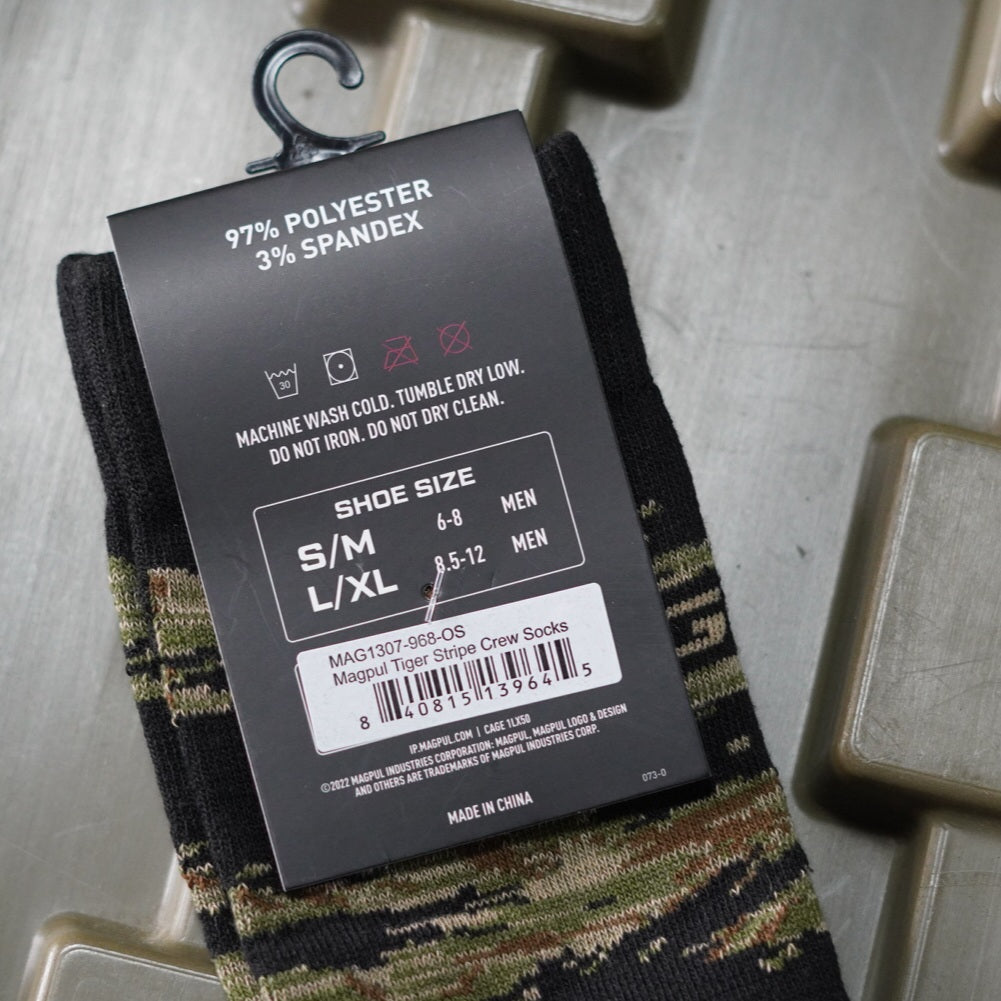 MAGPUL オフィシャルソックス L/XL タイガーカモ