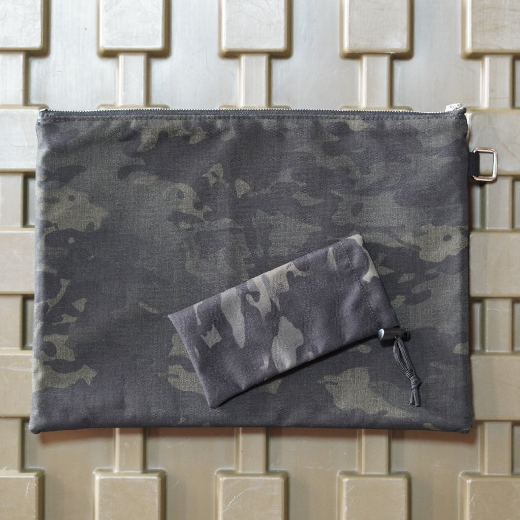 MMM. Mission Clutch Bag MCBK×Black Cowhide