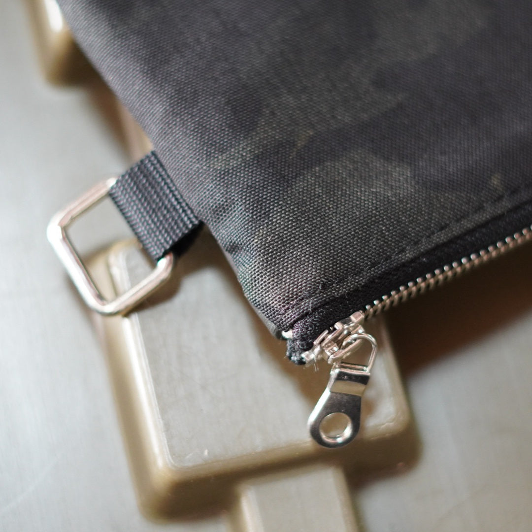 MMM. Mission Clutch Bag MCBK×Black Cowhide