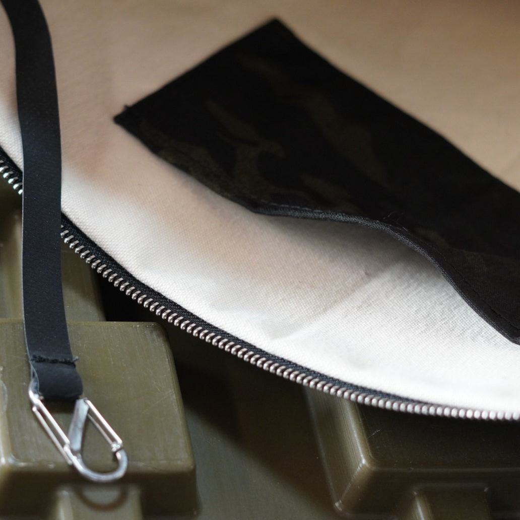 MMM. Mission Clutch Bag MCBK×Black Cowhide