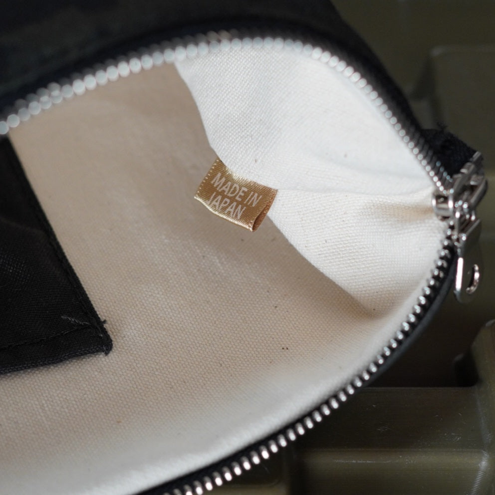 MMM. Mission Clutch Bag MCBK×Black Cowhide