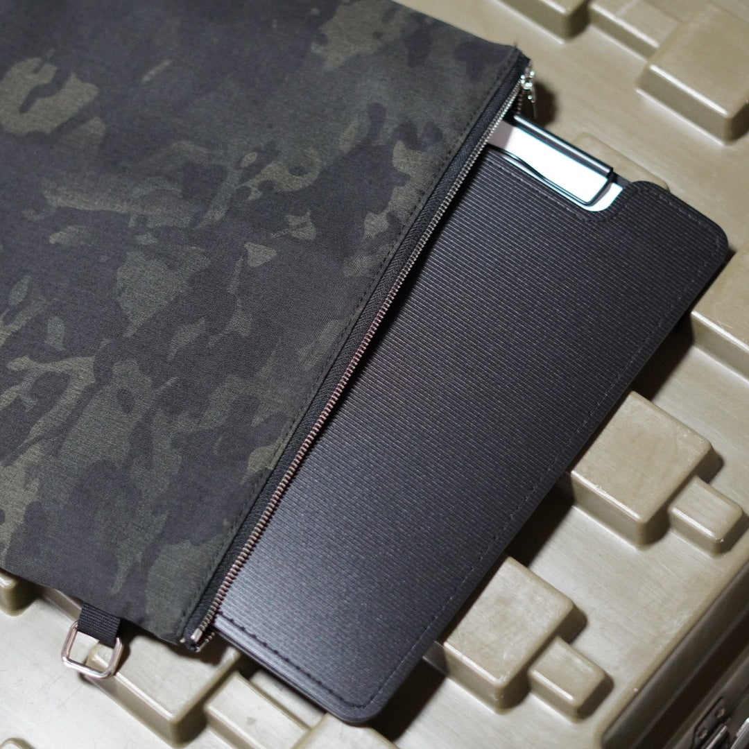 MMM. Mission Clutch Bag MCBK×Black Cowhide