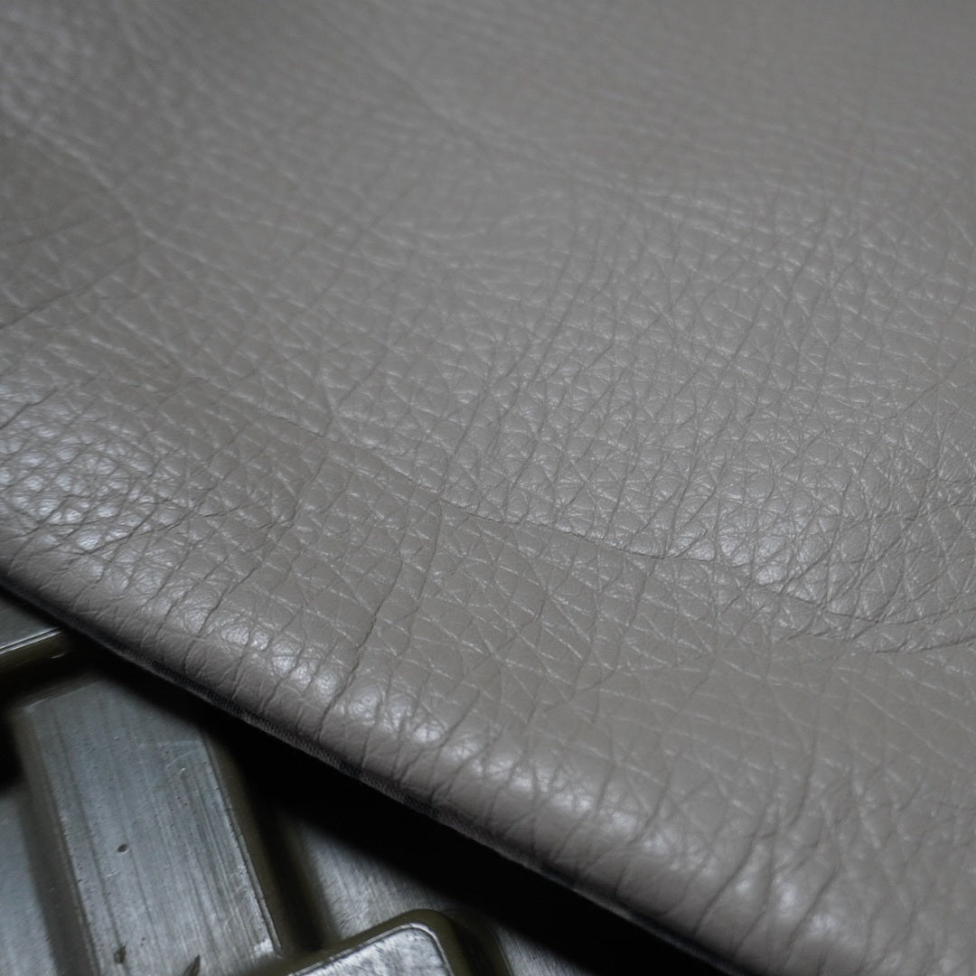 MMM. Mission Clutch Bag ACU×Beige Cowhide