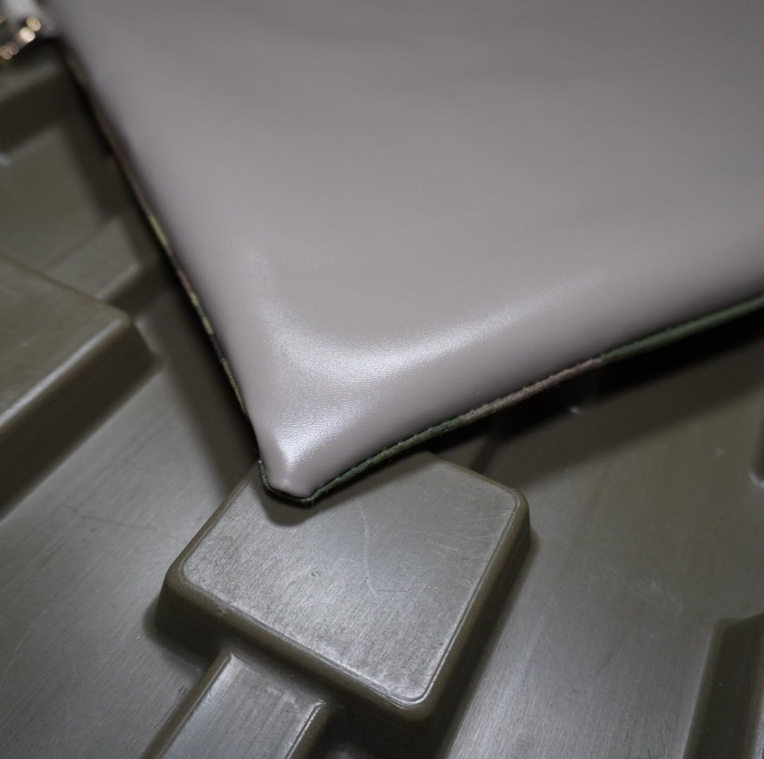 MMM. Mission Clutch Bag MULTICAM×KHAKI Cowhide