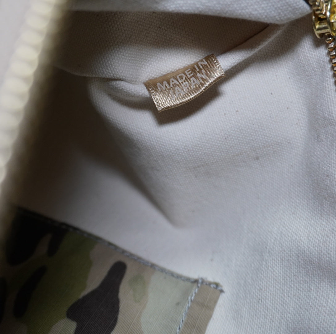 MMM. Mission Clutch Bag MULTICAM×KHAKI Cowhide