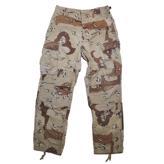 US BDU PANTS  6C Chocolate Chip CAMO USED Ssize チョコチップ実物放出