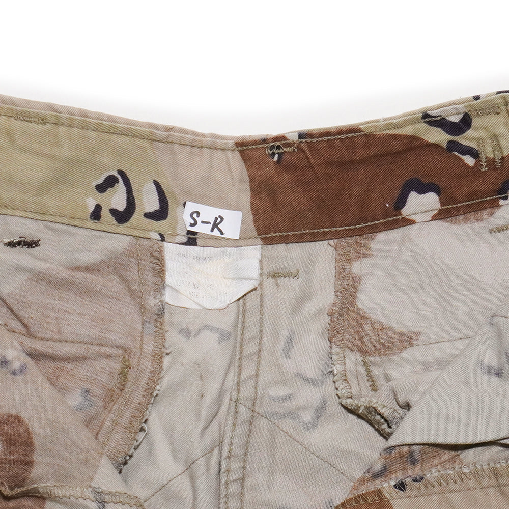 US BDU PANTS  6C Chocolate Chip CAMO USED Ssize チョコチップ実物放出
