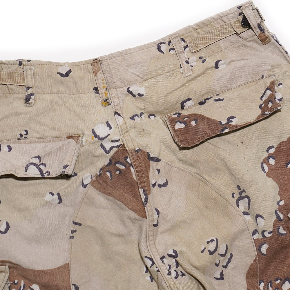 US BDU PANTS  6C Chocolate Chip CAMO USED Ssize チョコチップ実物放出