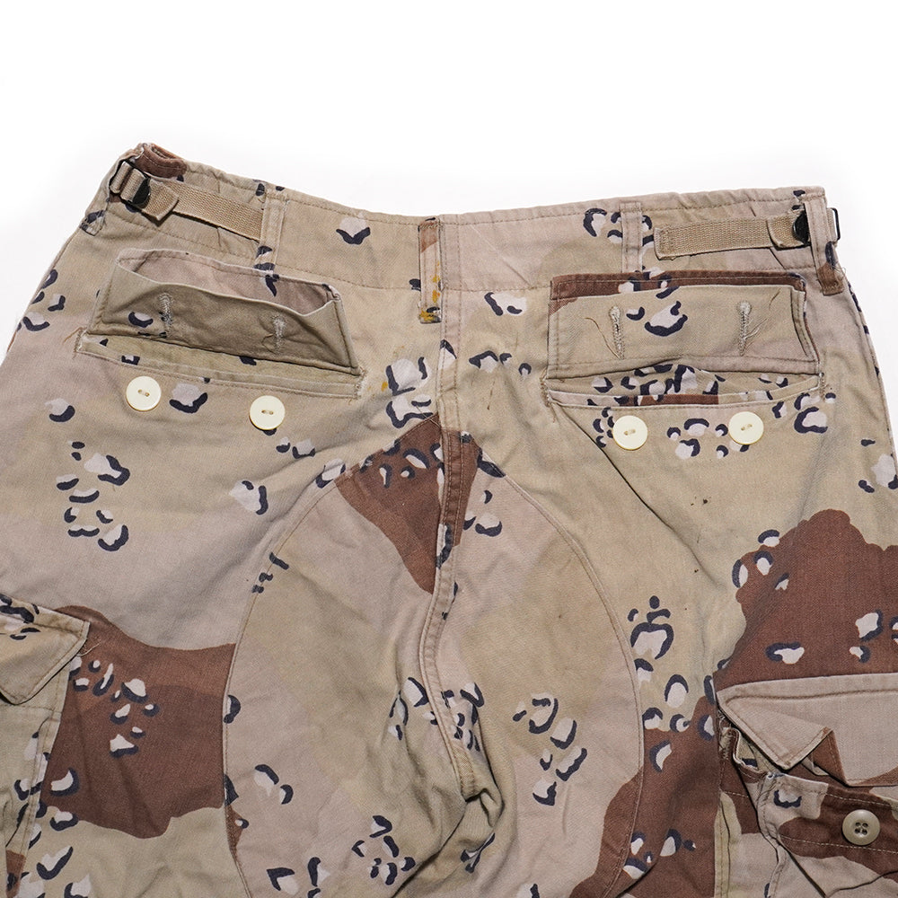 US BDU PANTS  6C Chocolate Chip CAMO USED Ssize チョコチップ実物放出