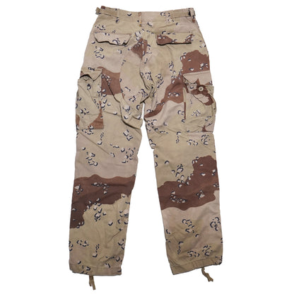 US BDU PANTS  6C Chocolate Chip CAMO USED Ssize チョコチップ実物放出