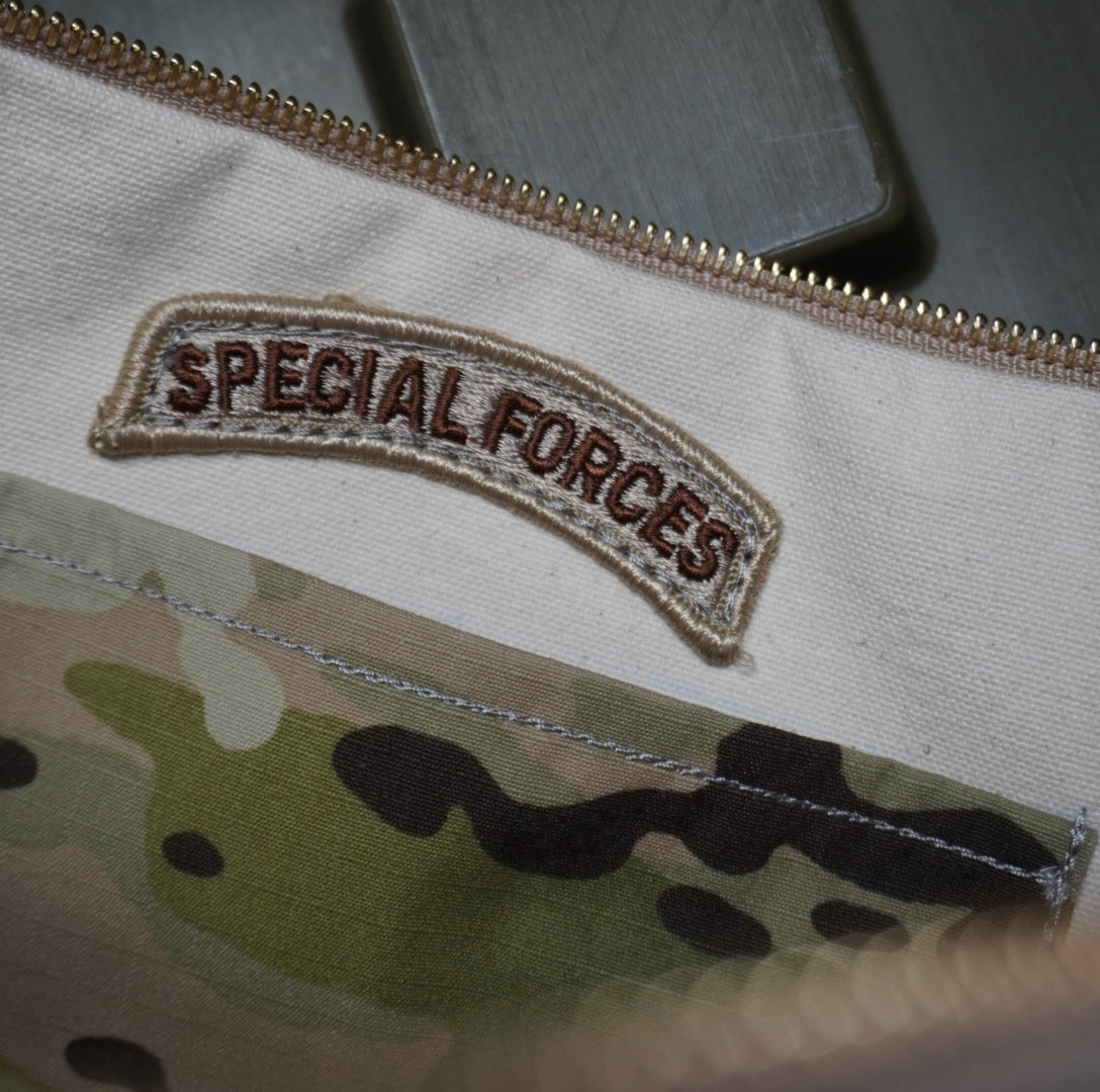 MMM. Mission Clutch Bag  MULTICAM×KHAKI Cowhide